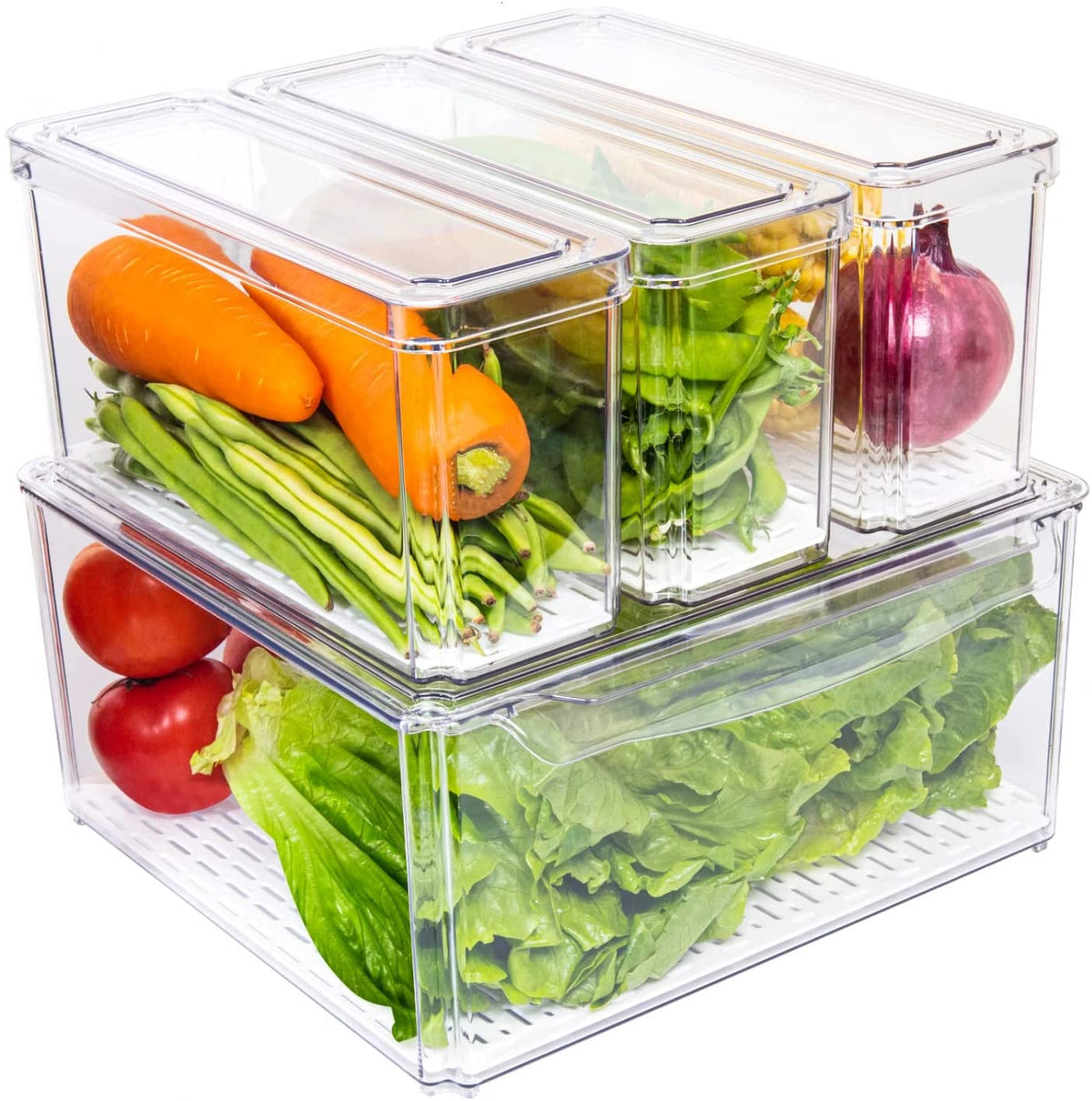 Set of 4 Fridge Organizer