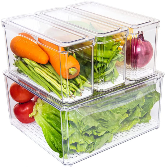 Set of 4 Fridge Organizer