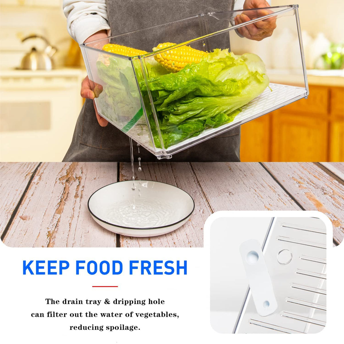 Set of 4 Fridge Organizer
