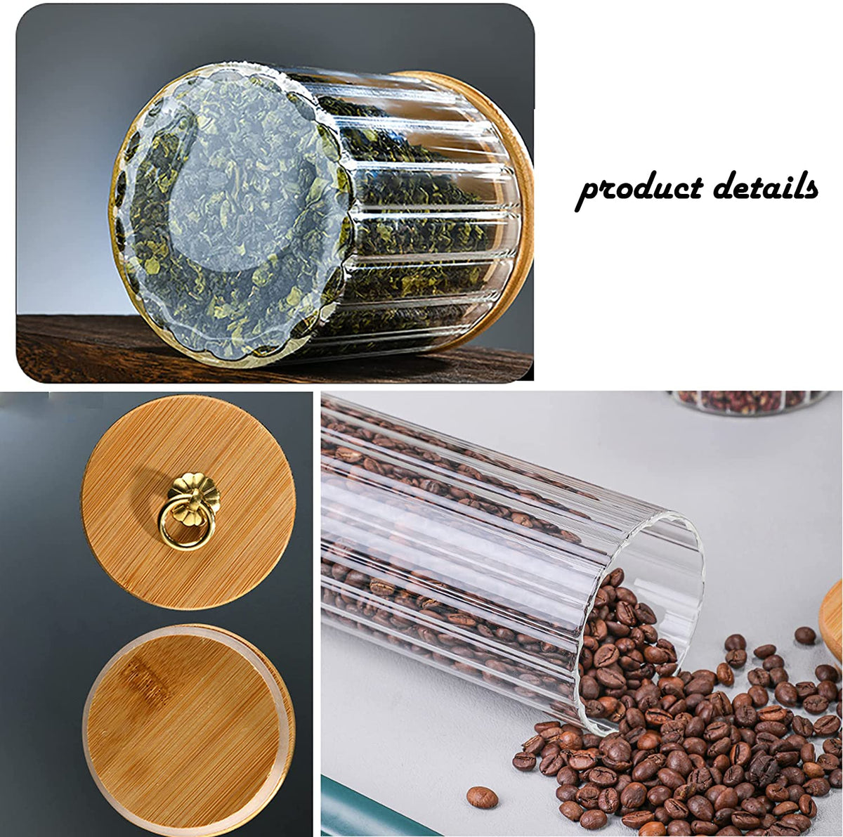 Glass Jars Set of 5